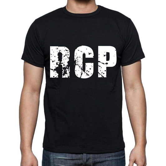 Rcp Men T Shirts Short Sleeve T Shirts Men Tee Shirts For Men Cotton Black 3 Letters - Casual