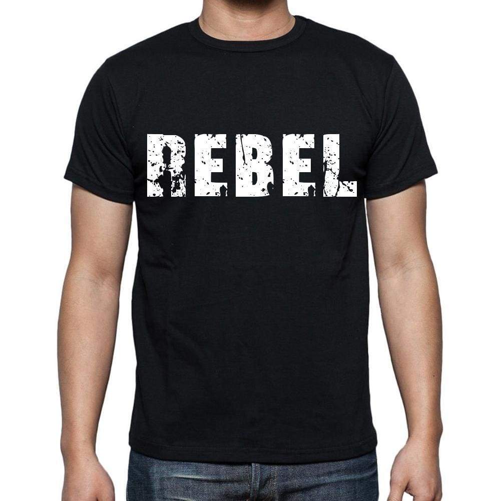Rebel Mens Short Sleeve Round Neck T-Shirt - Casual
