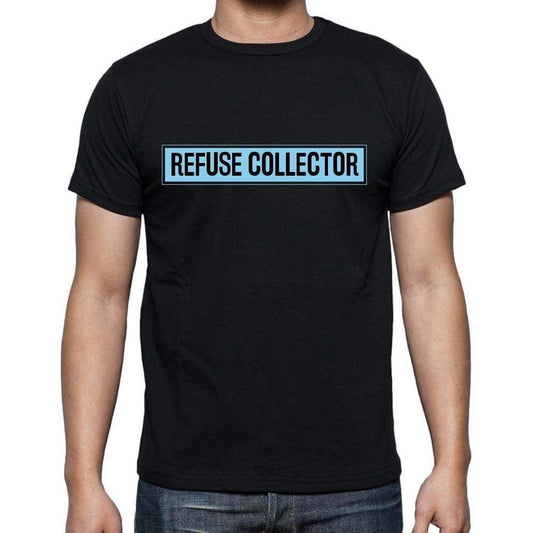 Refuse Collector T Shirt Mens T-Shirt Occupation S Size Black Cotton - T-Shirt