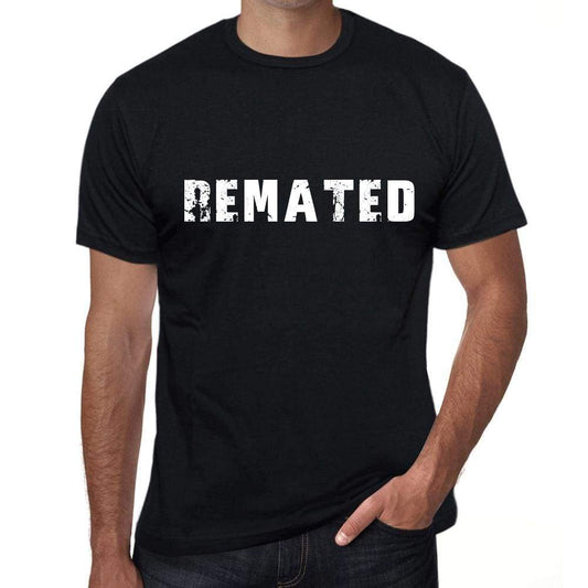 Remated Mens T Shirt Black Birthday Gift 00555 - Black / Xs - Casual