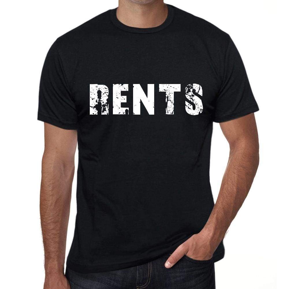 Rents Mens Retro T Shirt Black Birthday Gift 00553 - Black / Xs - Casual