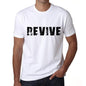 Revive Mens T Shirt White Birthday Gift 00552 - White / Xs - Casual