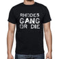 Rhodes Family Gang Tshirt Mens Tshirt Black Tshirt Gift T-Shirt 00033 - Black / S - Casual