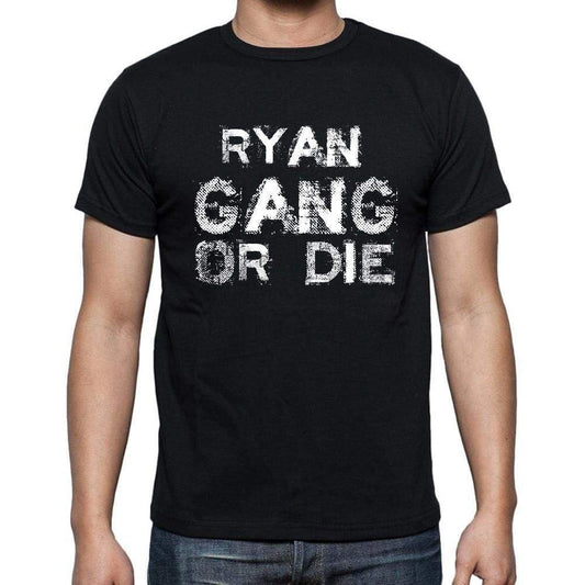 Ryan Family Gang Tshirt Mens Tshirt Black Tshirt Gift T-Shirt 00033 - Black / S - Casual