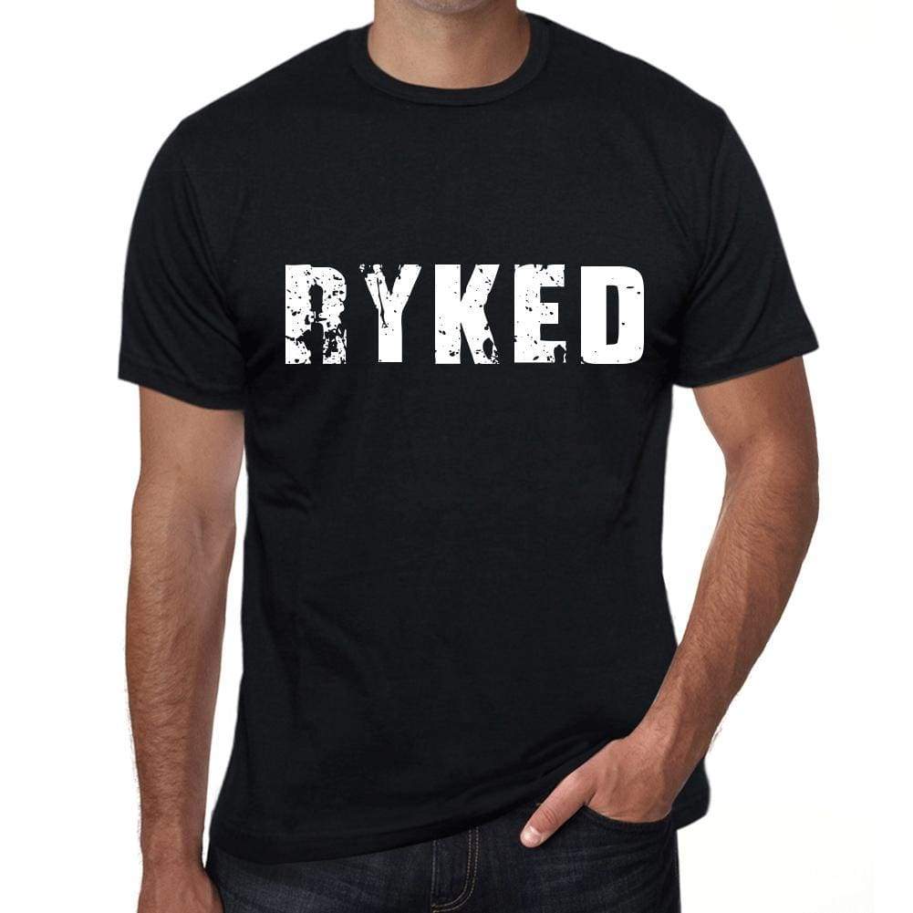 Ryked Mens Retro T Shirt Black Birthday Gift 00553 - Black / Xs - Casual