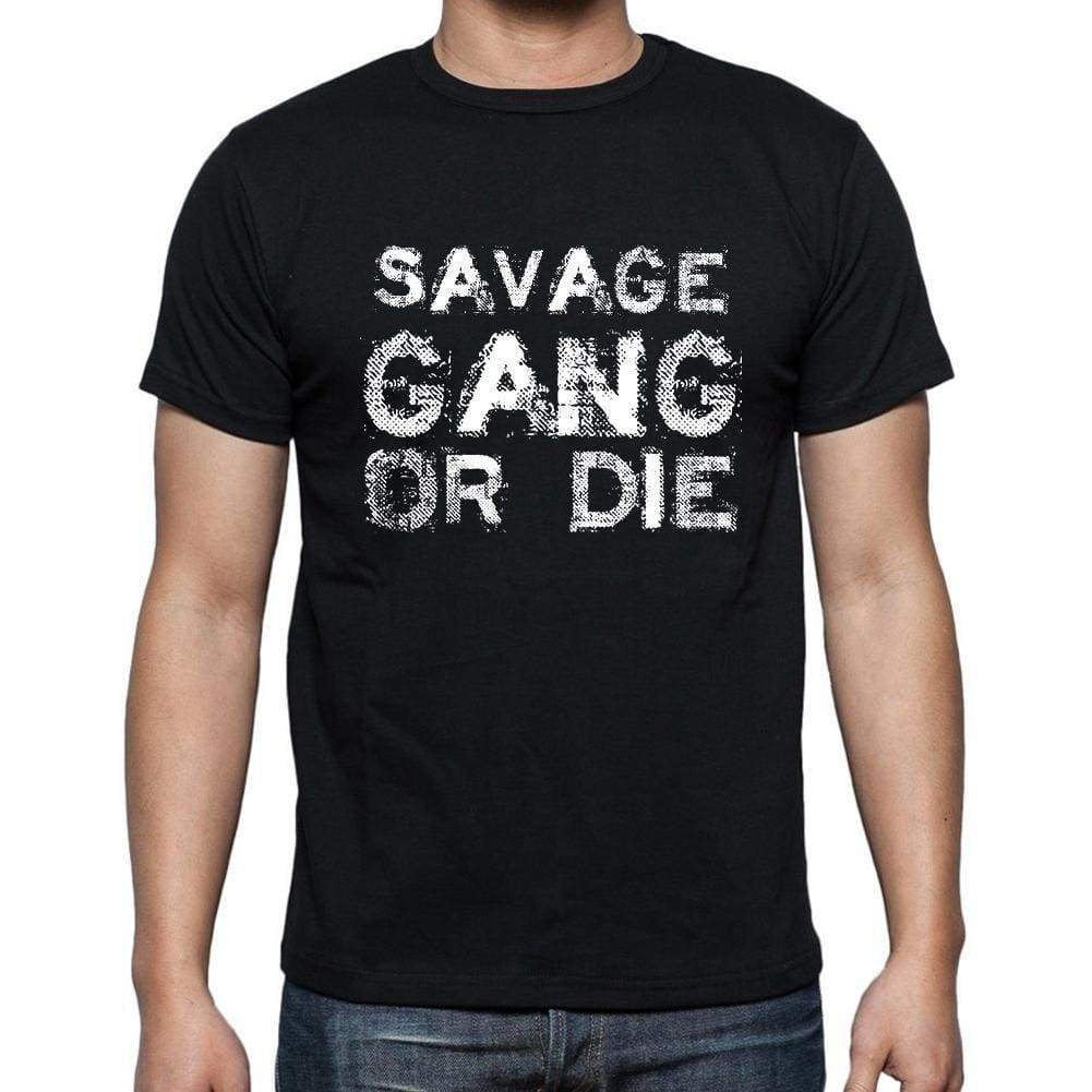 Savage Family Gang Tshirt Mens Tshirt Black Tshirt Gift T-Shirt 00033 - Black / S - Casual