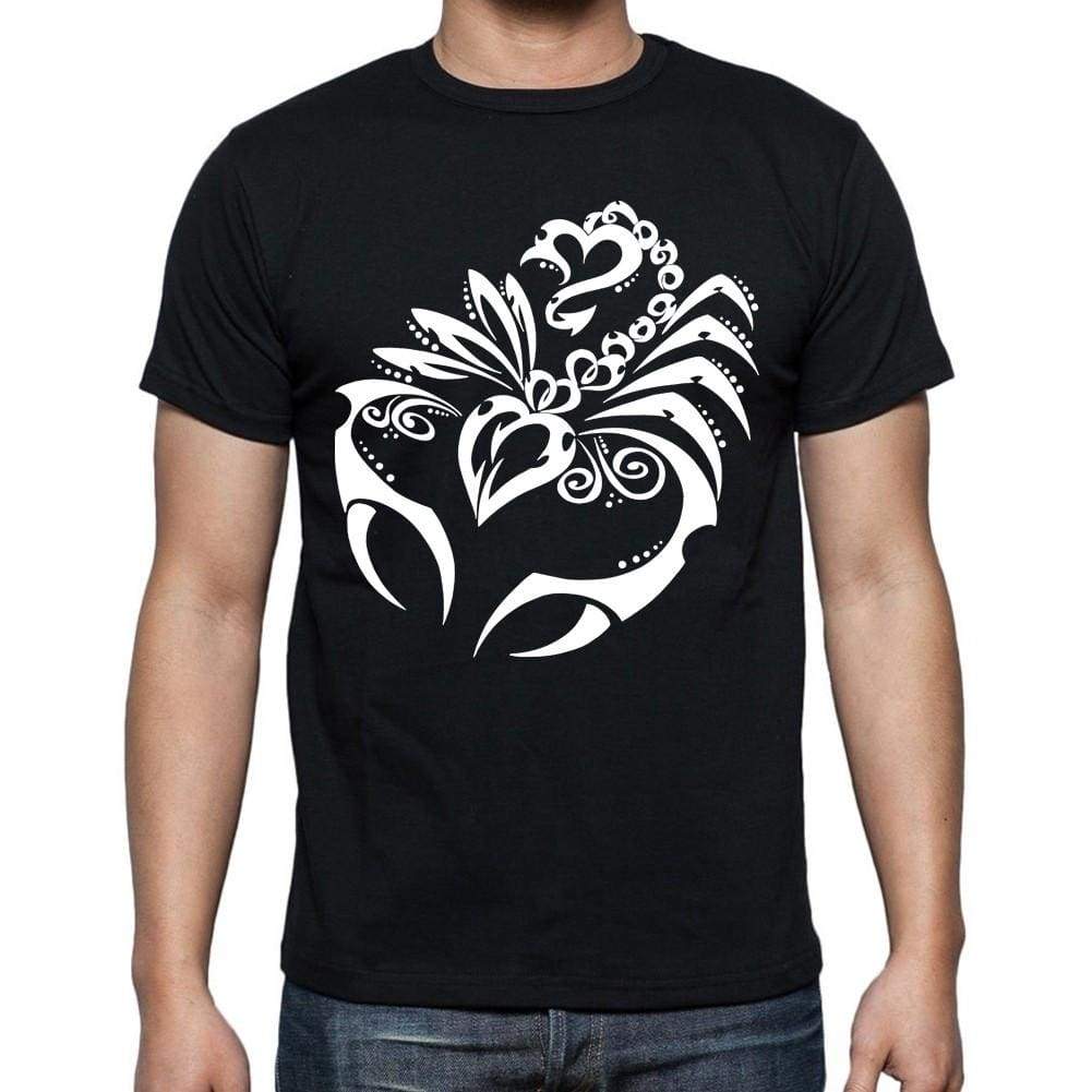 Scorpion Tattoo Black Gift T Shirt Mens Tee Black 00166