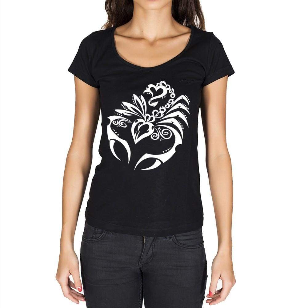 Scorpion Tattoo Black Gift Tshirt Black Womens T-Shirt 00165