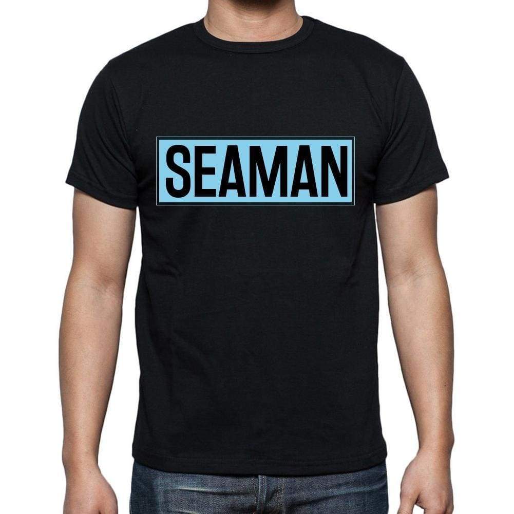 Seaman T Shirt Mens T-Shirt Occupation S Size Black Cotton - T-Shirt