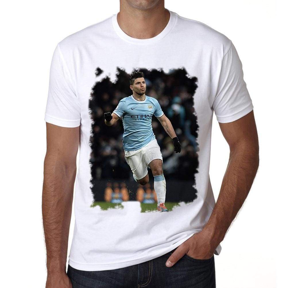 Sergio Aguero T-shirt for mens, short sleeve, cotton tshirt, men t shirt 00034 - Cedar