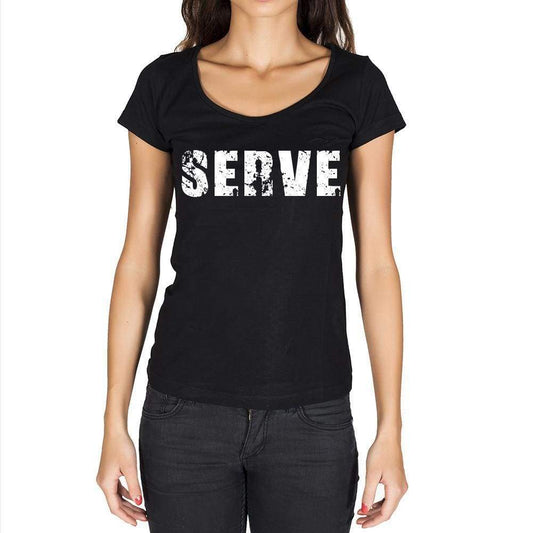 Serve Womens Short Sleeve Round Neck T-Shirt - Casual