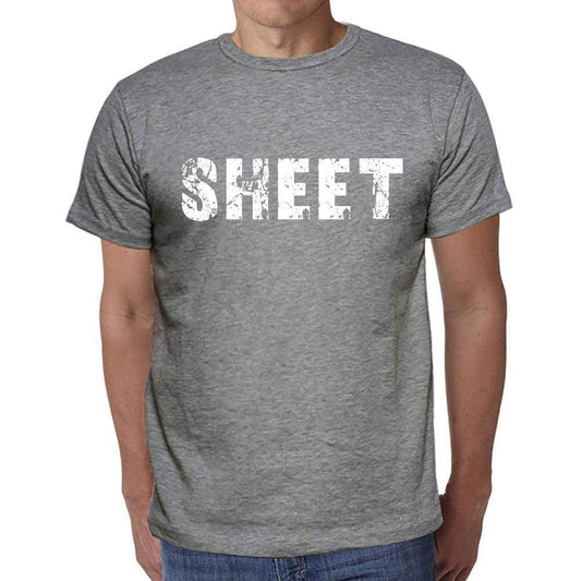 Sheet Mens Short Sleeve Round Neck T-Shirt 00042 - Casual