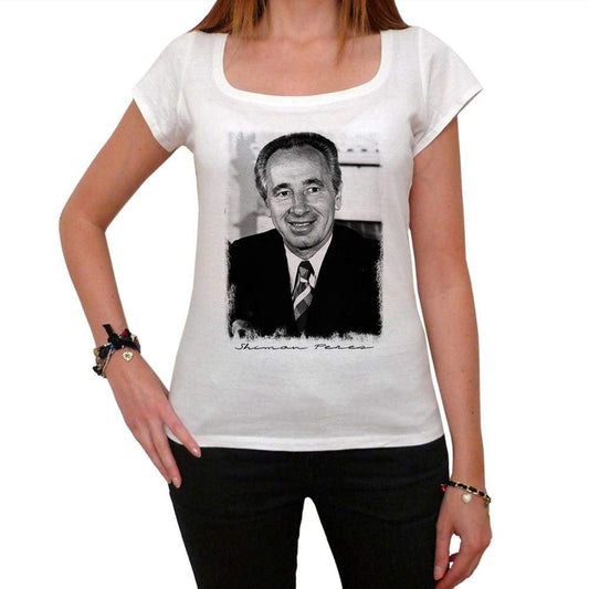 Shimon Peres 3 Shimon Peres Tshirt Womens Short Sleeve Scoop Neck Tee 00240