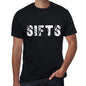 Sifts Mens Retro T Shirt Black Birthday Gift 00553 - Black / Xs - Casual