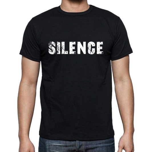 Silence French Dictionary Mens Short Sleeve Round Neck T-Shirt 00009 - Casual