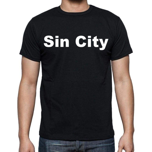 Sin City Mens Short Sleeve Round Neck T-Shirt - Casual