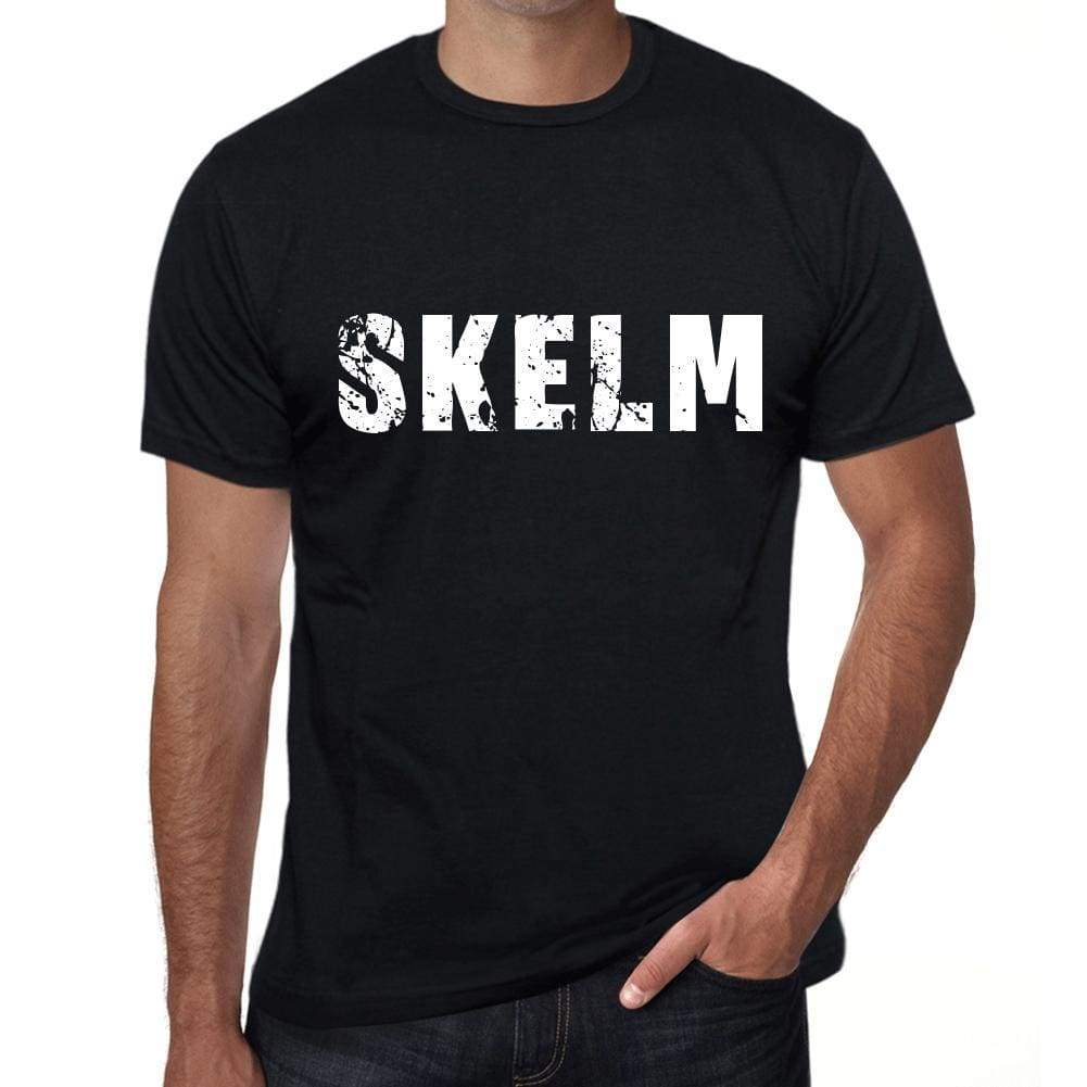 Skelm Mens Retro T Shirt Black Birthday Gift 00553 - Black / Xs - Casual