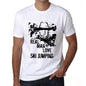 Ski Jumping Real Men Love Ski Jumping Mens T Shirt White Birthday Gift 00539 - White / Xs - Casual