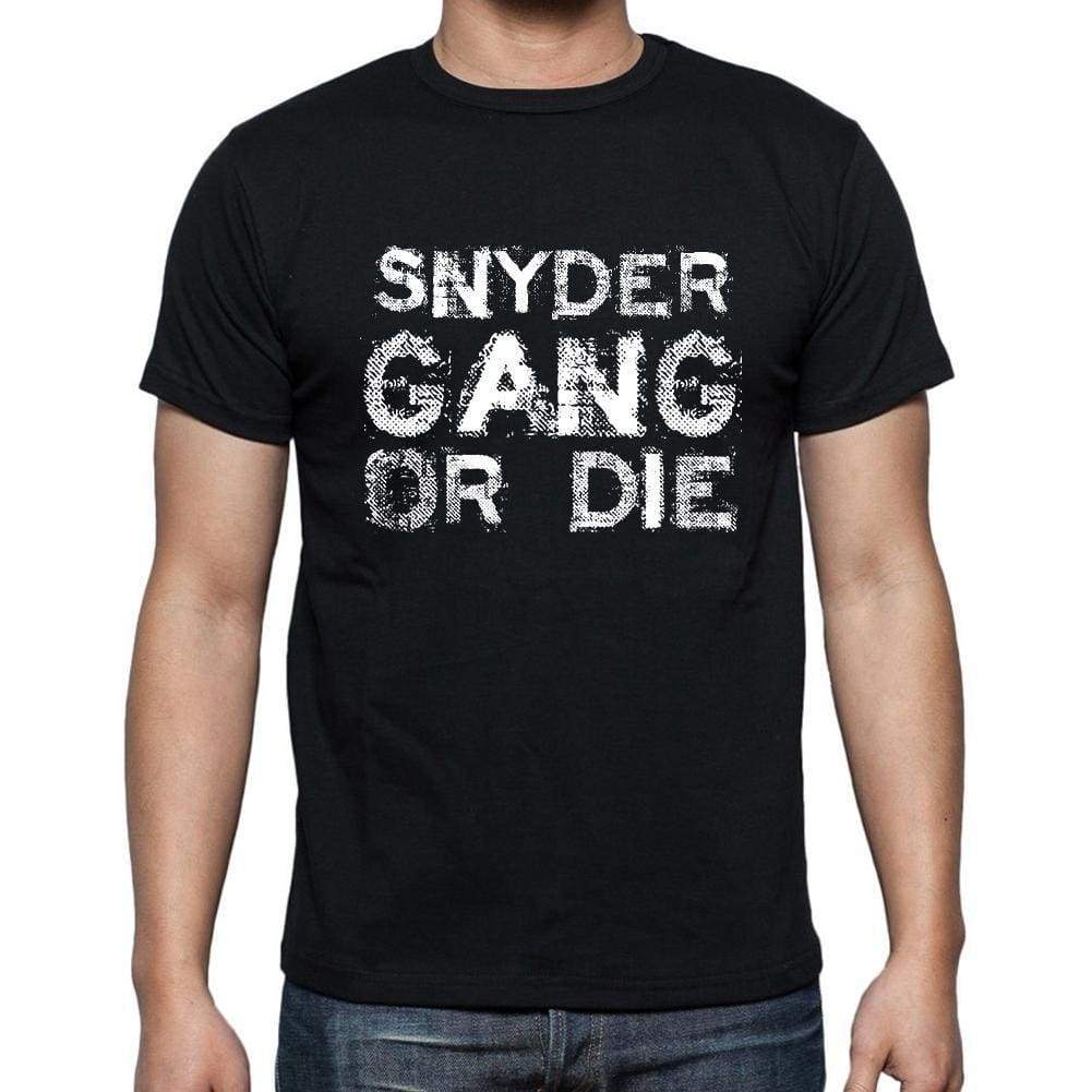 Snyder Family Gang Tshirt Mens Tshirt Black Tshirt Gift T-Shirt 00033 - Black / S - Casual