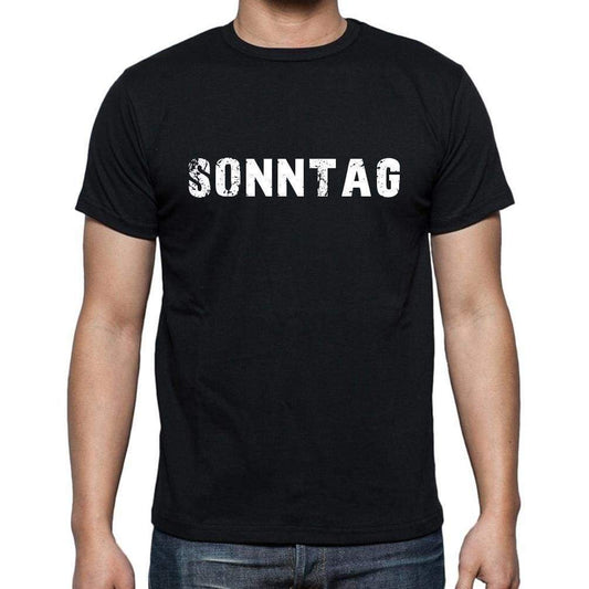 Sonntag Mens Short Sleeve Round Neck T-Shirt - Casual