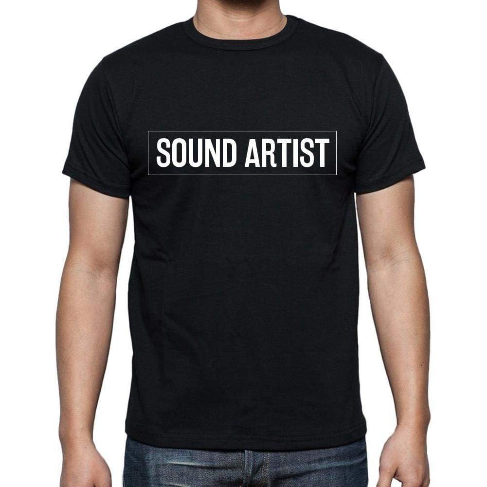 Sound Artist T Shirt Mens T-Shirt Occupation S Size Black Cotton - T-Shirt