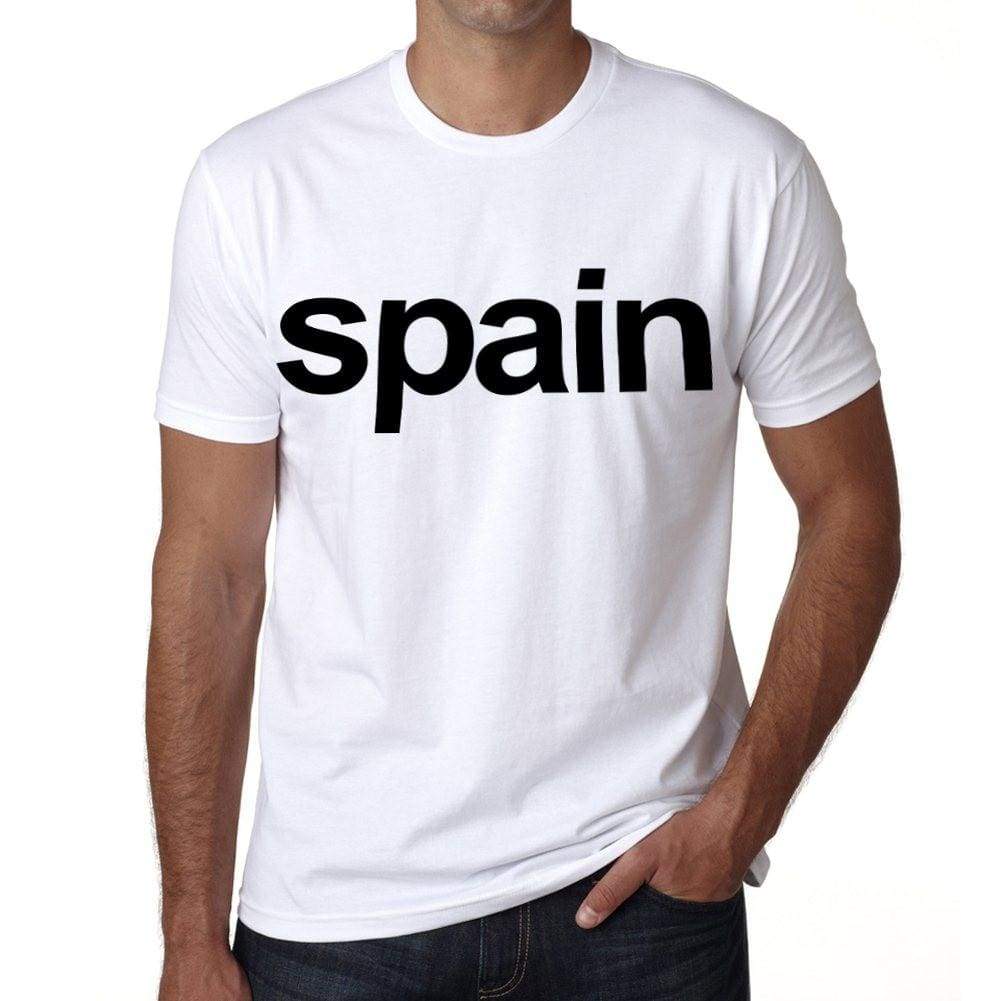 Spain Mens Short Sleeve Round Neck T-Shirt 00067