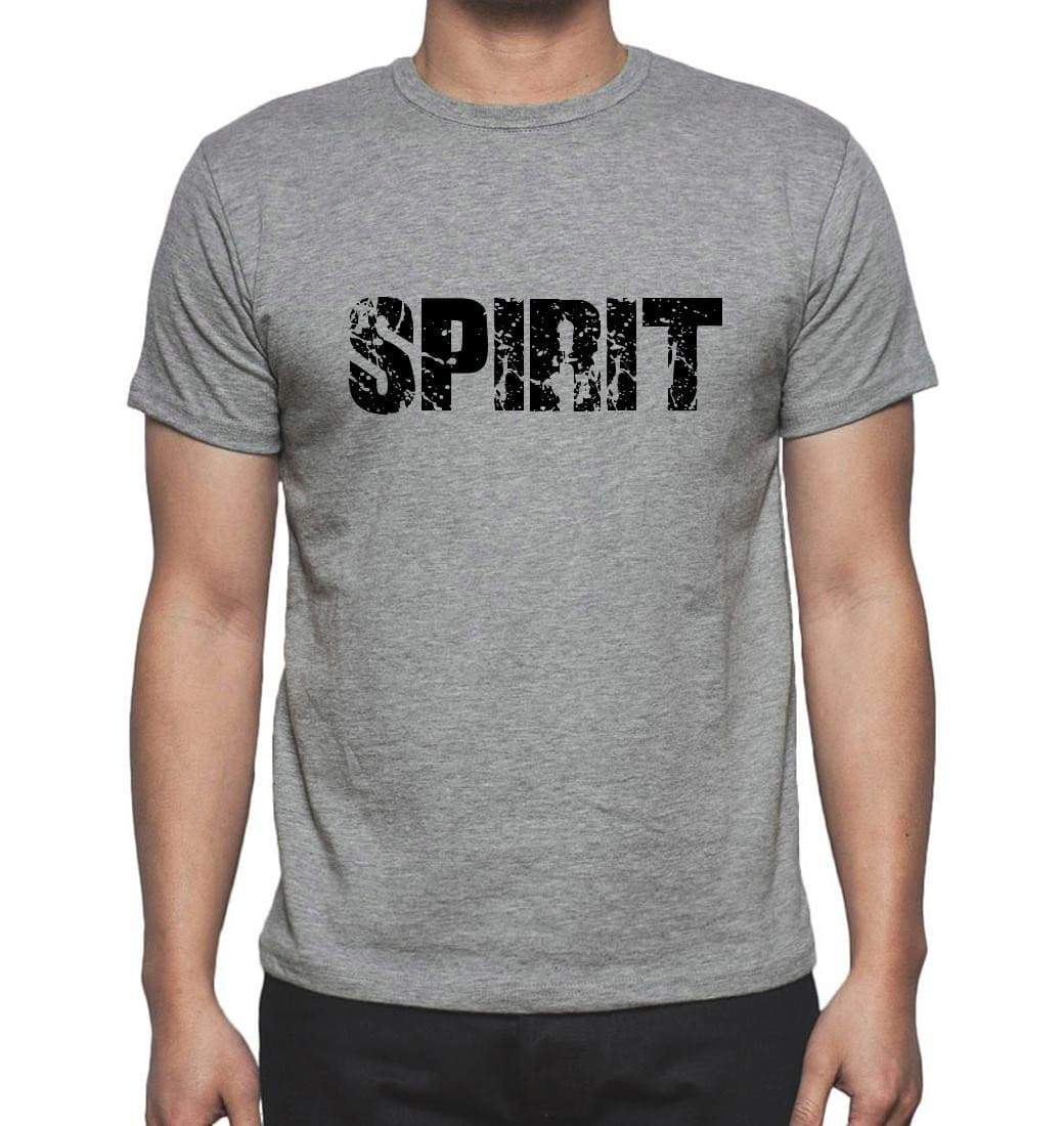 Spirit Grey Mens Short Sleeve Round Neck T-Shirt 00018 - Grey / S - Casual