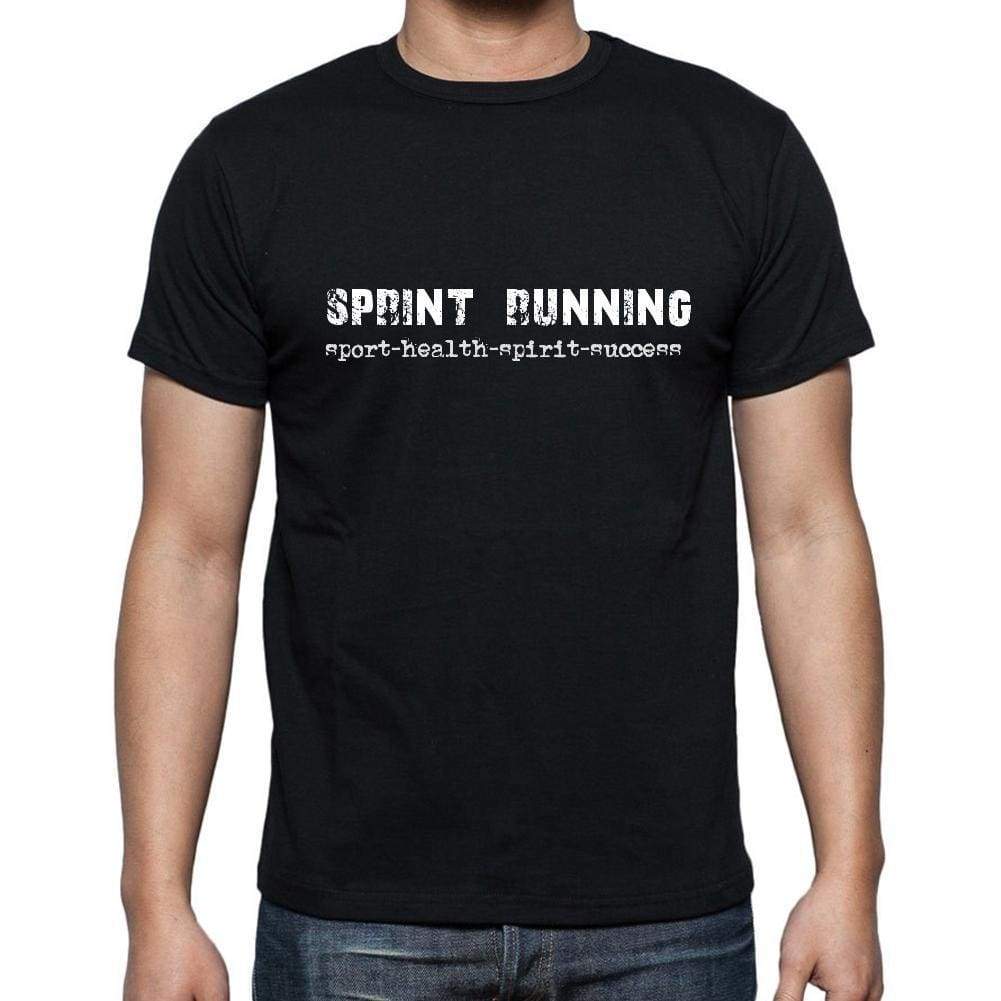 Sprint Running Sport-Health-Spirit-Success Mens Short Sleeve Round Neck T-Shirt 00079 - Casual