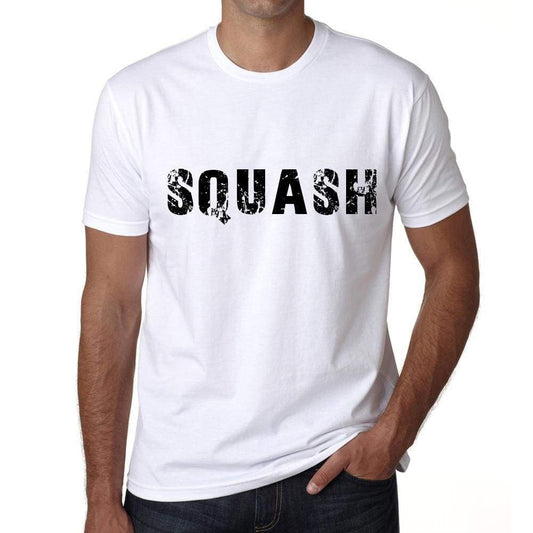 Squash Mens T Shirt White Birthday Gift 00552 - White / Xs - Casual