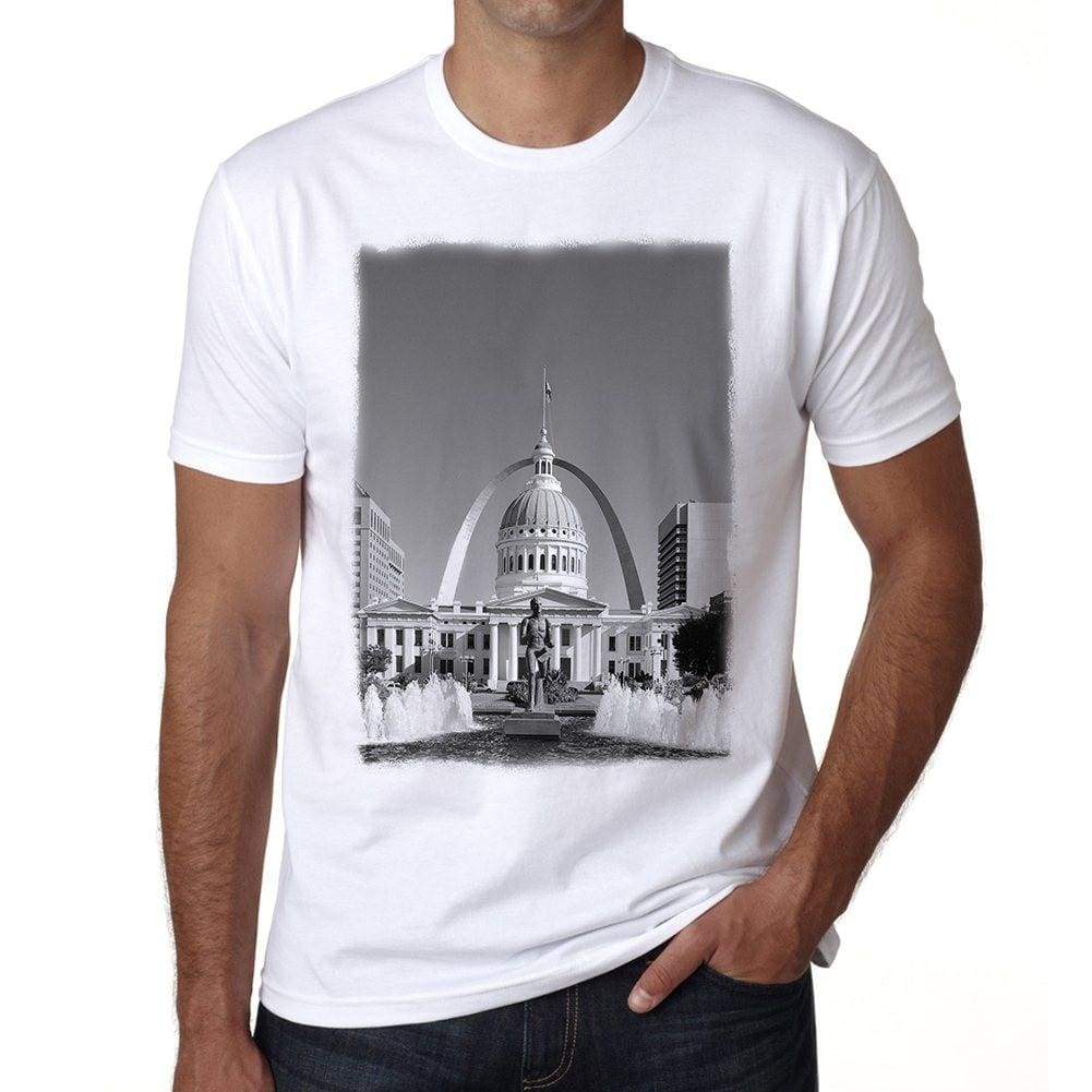 St. Louis 1 Mens Short Sleeve Round Neck T-Shirt