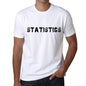 Statistics Mens T Shirt White Birthday Gift 00552 - White / Xs - Casual