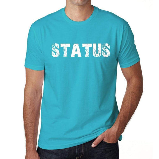 Status Mens Short Sleeve Round Neck T-Shirt 00020 - Blue / S - Casual