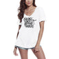 ULTRABASIC Women's T-Shirt Stay Pawsitive - Funny Short Sleeve Tee Shirt