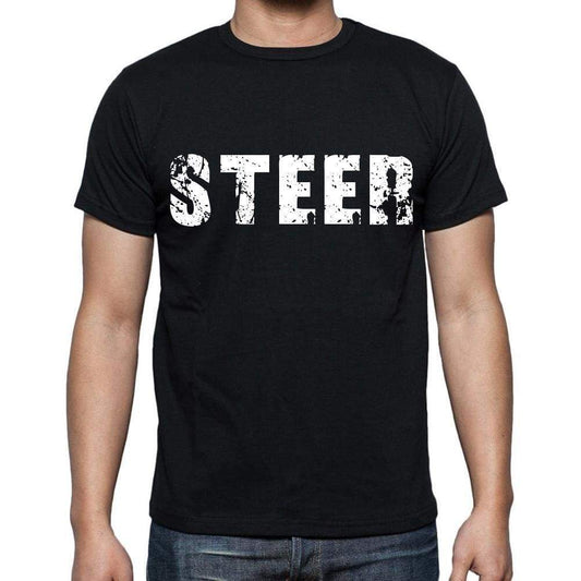 Steer Mens Short Sleeve Round Neck T-Shirt - Casual