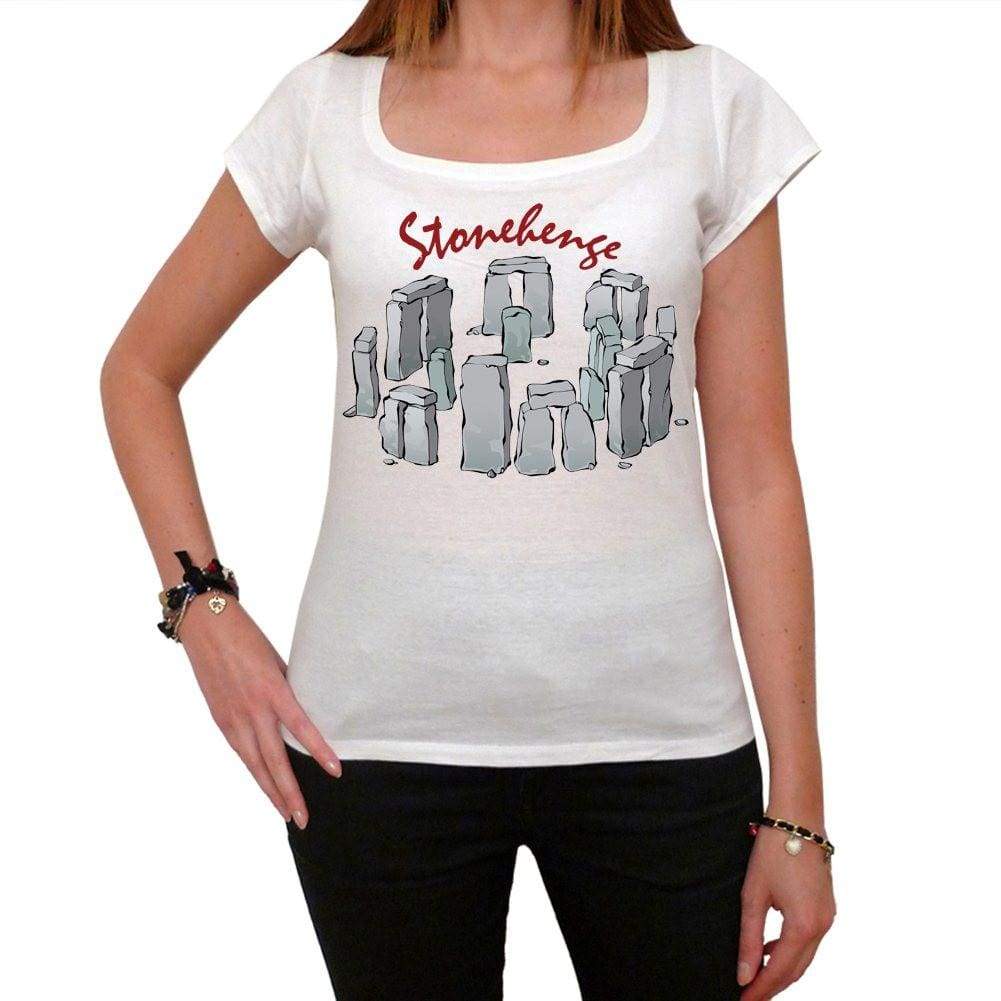 Stonehenge Tshirt Womens Short Sleeve Scoop Neck Tee 00181 - Casual