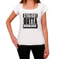 Straight Outta Murmansk Womens Short Sleeve Round Neck T-Shirt 00026 - White / Xs - Casual