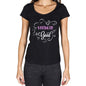 Strength Is Good Womens T-Shirt Black Birthday Gift 00485 - Black / Xs - Casual