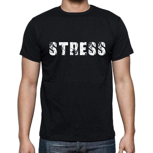 Stress Mens Short Sleeve Round Neck T-Shirt - Casual