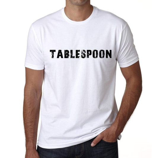 Tablespoon Mens T Shirt White Birthday Gift 00552 - White / Xs - Casual