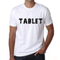 Tablet Mens T Shirt White Birthday Gift 00552 - White / Xs - Casual