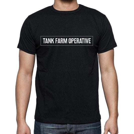 Tank Farm Operative T Shirt Mens T-Shirt Occupation S Size Black Cotton - T-Shirt