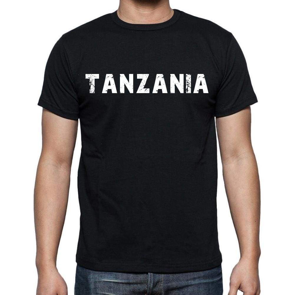 Tanzania T-Shirt For Men Short Sleeve Round Neck Black T Shirt For Men - T-Shirt
