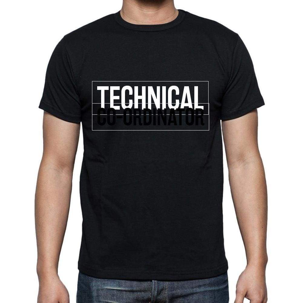 Technical Co-Ordinator T Shirt Mens T-Shirt Occupation S Size Black Cotton - T-Shirt