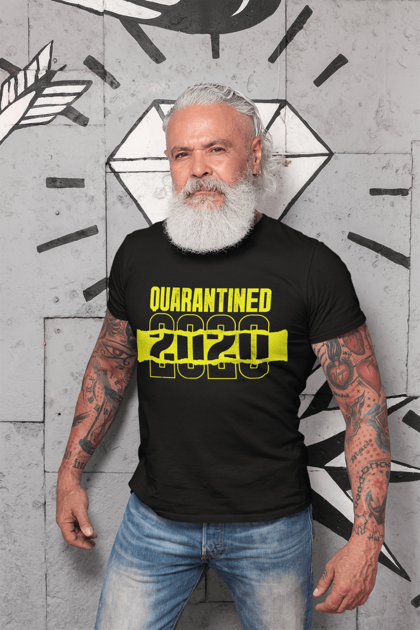 Unisex Adult T-Shirt Quarantined 2020 Pandemic Covid-19 Shirt