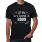 The Best Are Born In 2009 Mens T-Shirt Black Birthday Gift 00397 - Black / Xs - Casual