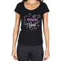 Thought Is Good Womens T-Shirt Black Birthday Gift 00485 - Black / Xs - Casual