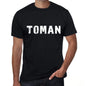 Toman Mens Retro T Shirt Black Birthday Gift 00553 - Black / Xs - Casual