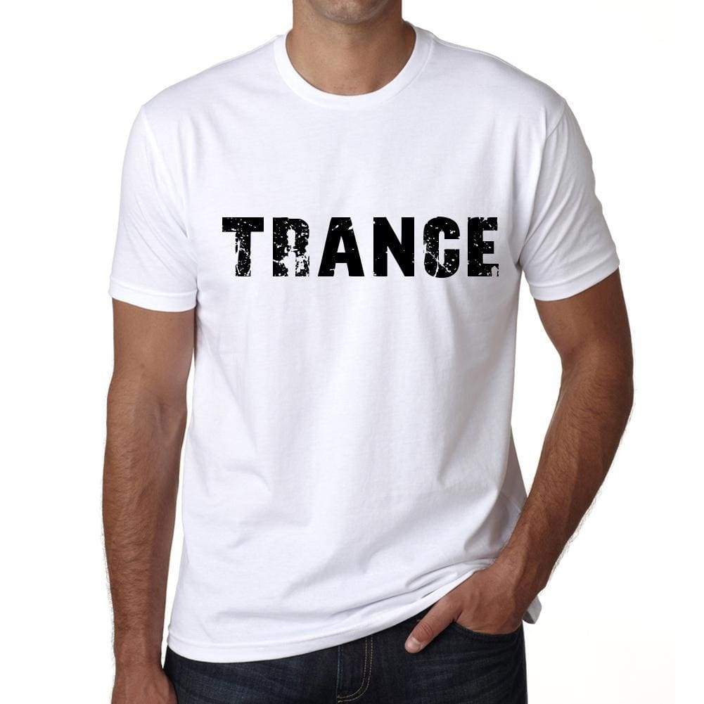 Trance Mens T Shirt White Birthday Gift 00552 - White / Xs - Casual