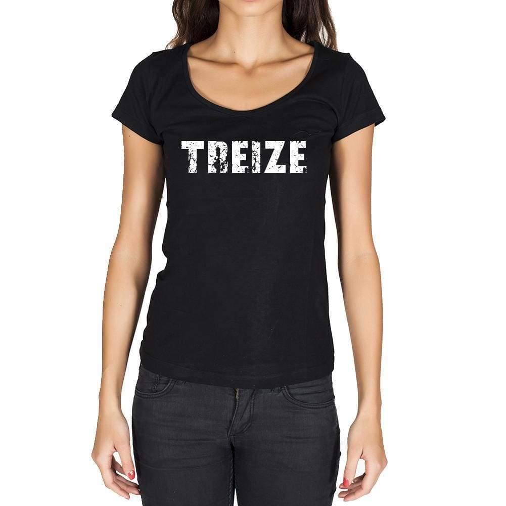 Treize French Dictionary Womens Short Sleeve Round Neck T-Shirt 00010 - Casual