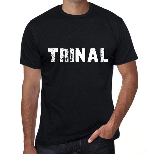 Trinal Mens Vintage T Shirt Black Birthday Gift 00554 - Black / Xs - Casual